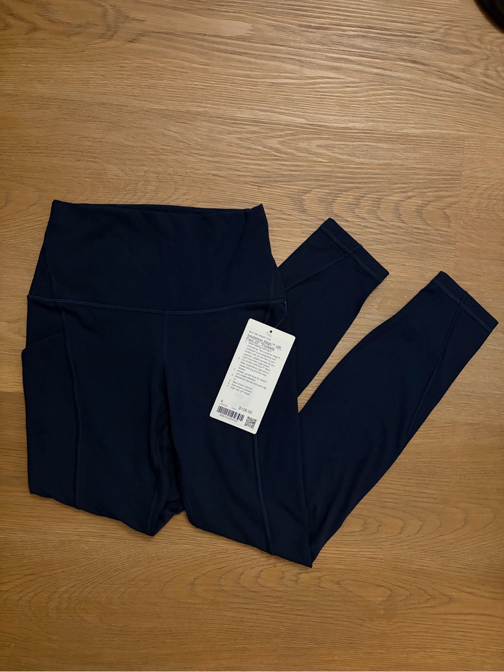 Lululemon Align Legging 25” Pockets NWT 4